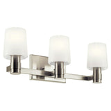Adani wall Sconce 3 Lights Brushed Nickel By Kichler