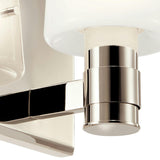 Adani wall Sconce Polished Nickel By Kichler Detailed View