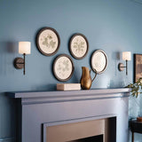 Ali Wall Sconce Black By Kichler Lifestyle View