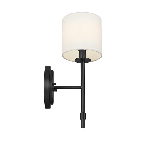 Ali Wall Sconce Black By Kichler Side View