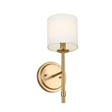 Ali Wall Sconce Brushed Natural Brass By Kichler