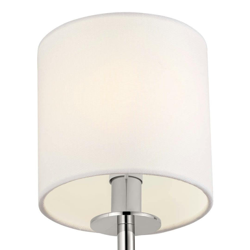 Ali Wall Sconce Brushed Polished Nickel By Kichler Detailed View