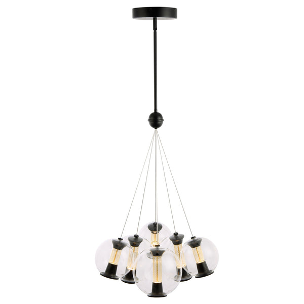 Arlo Chandelier 6 ights By Artcraft Front View