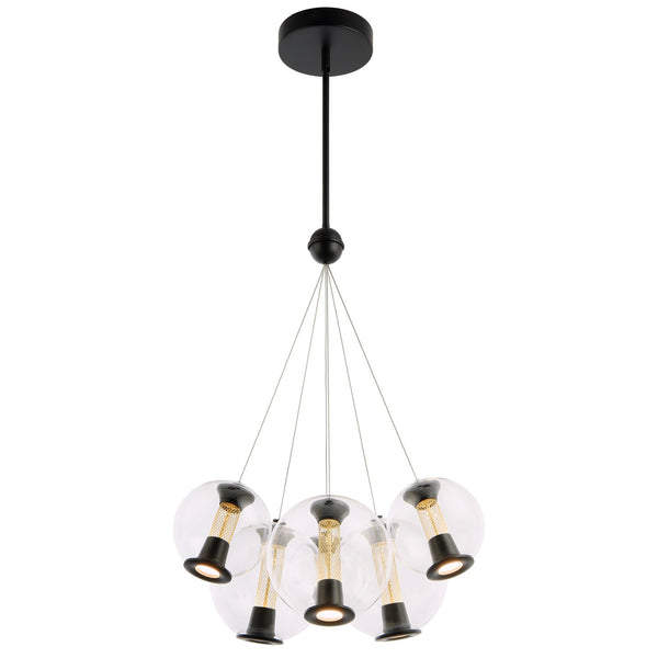 Arlo Chandelier 6 ights By Artcraft