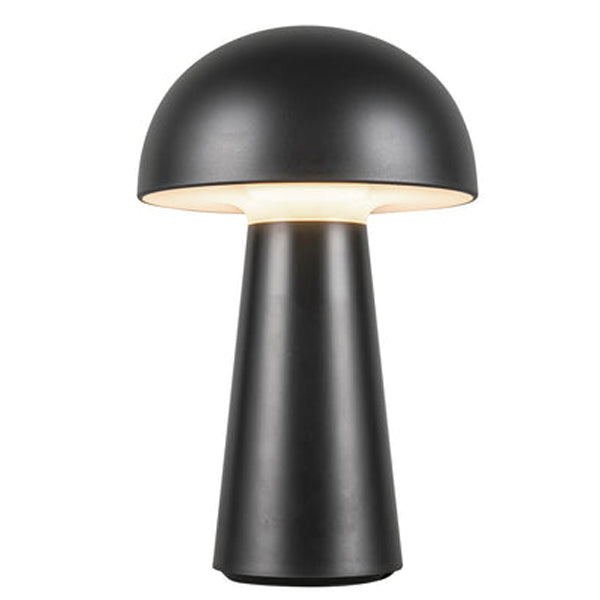 Asher Rechargeable Table Lamp Black By Kuzco
