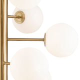 Aurelia Chandelier Brass By Artcraft Detailed View