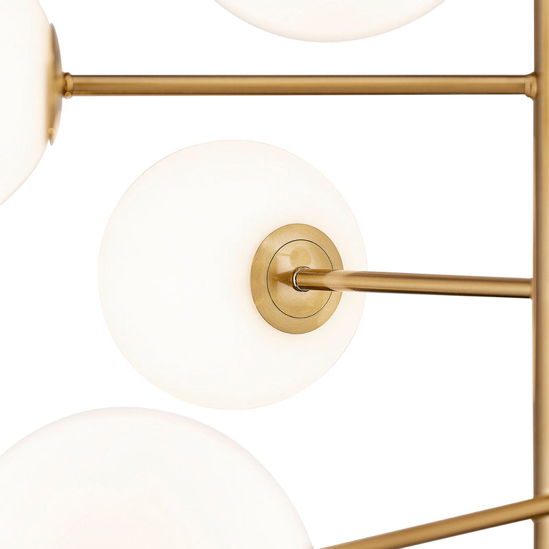 Aurelia Chandelier Brass By Artcraft Detailed View1