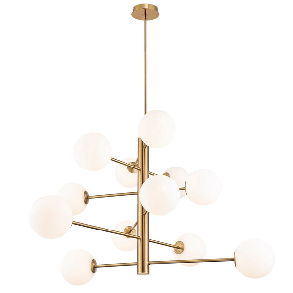 Aurelia Chandelier Brass By Artcraft