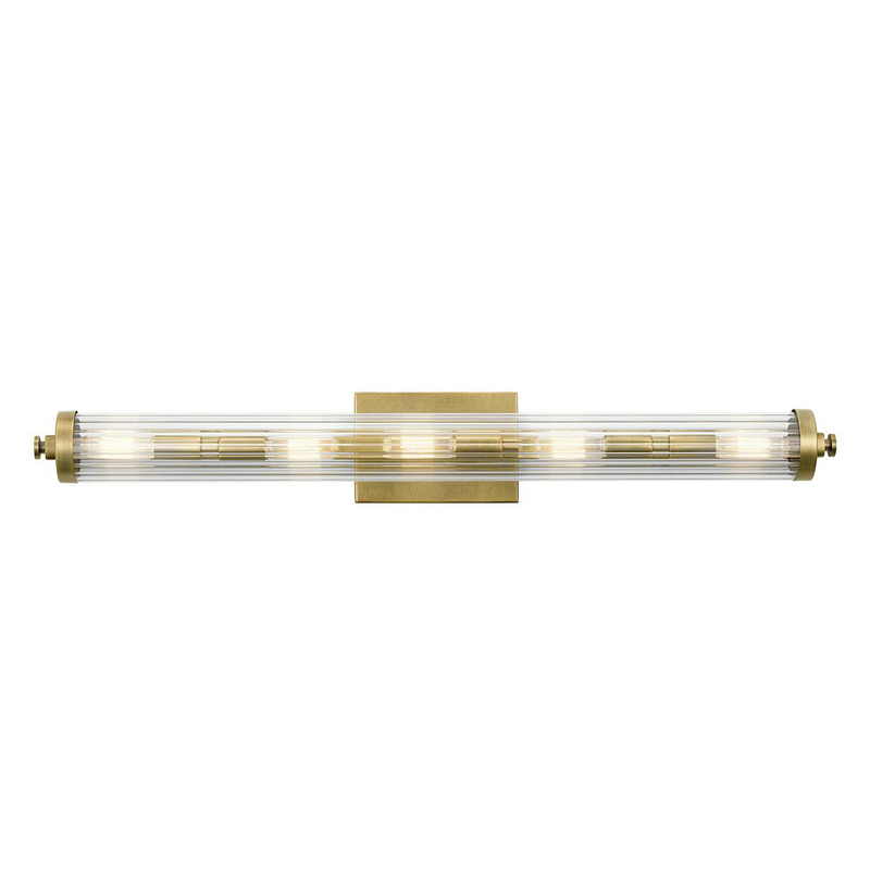 Azores Vanity Light Natural Brass Large By Kichler