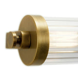 Azores Vanity Light Natural Brass Small By Kichler Detailed View