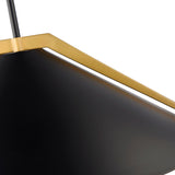 Baltic 3 Light Pendant Black By Artcraft Detailed View