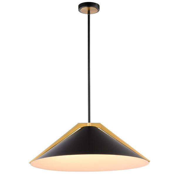 Baltic 3 Light Pendant Black By Artcraft With Light