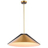 Baltic 3 Light Pendant Brass By Artcraft With Light