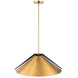 Baltic 3 Light Pendant Brass By Artcraft