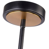 Baltic Pendant Light Black Brass By Artcraft Detailed View