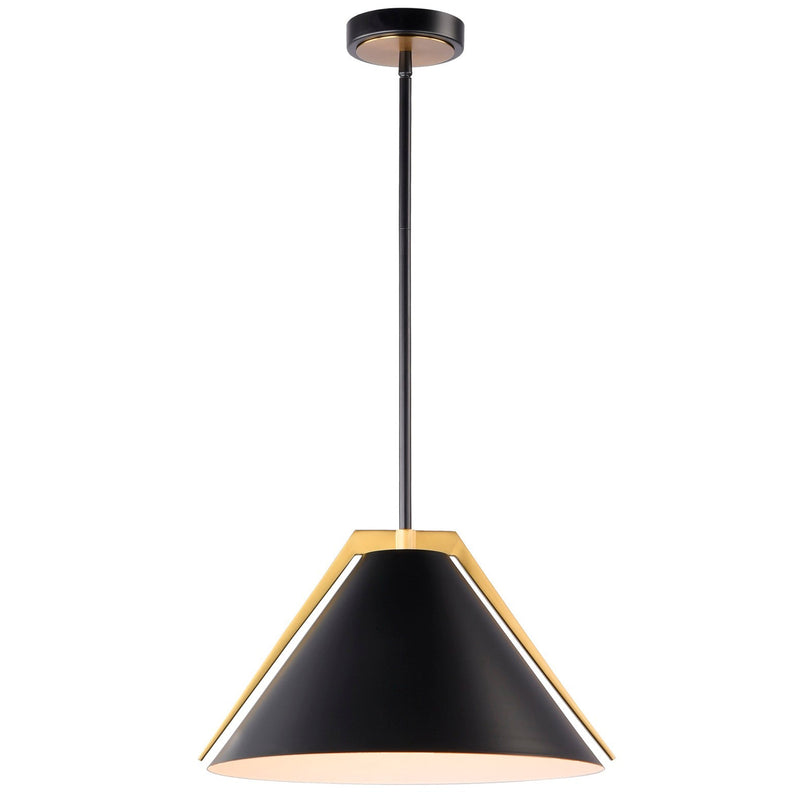 Baltic Pendant Light Black Brass By Artcraft