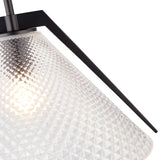 Baltic Pendant Light Black Clear By Artcraft Detailed View