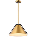 Baltic Pendant Light Brass Black By Artcraft With Light