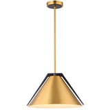 Baltic Pendant Light Brass Black By Artcraft