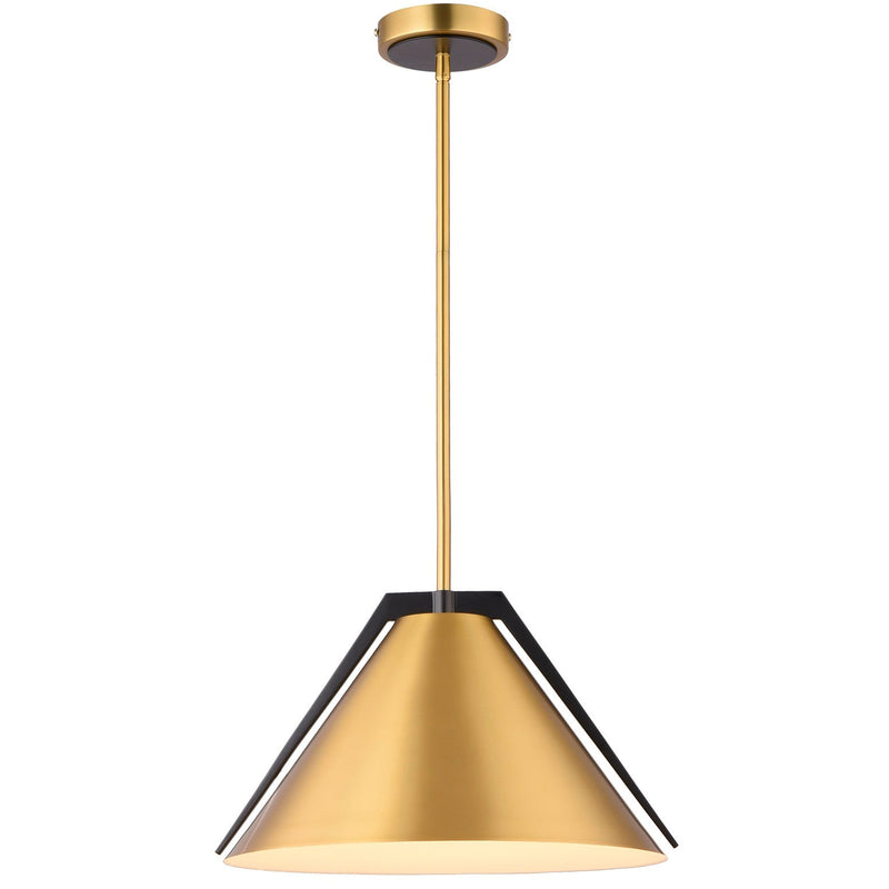 Baltic Pendant Light Brass Black By Artcraft