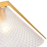 Baltic Pendant Light Brass Clear By Artcraft  Detailed View