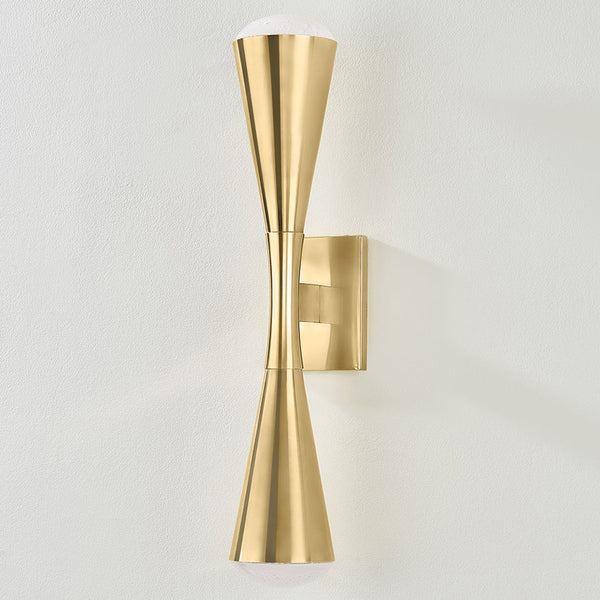 Barcelona Wall Sconce Vintage Brass By Corbett 