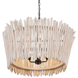 Baywood Dfriftwood Chandelier Medium By Maxim Lighting Detailed View