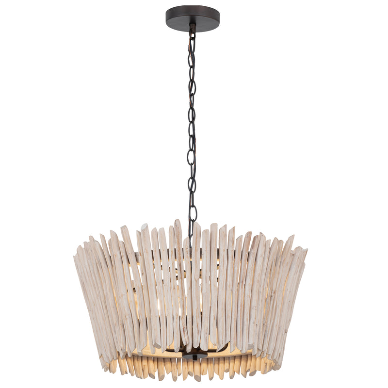 Baywood Dfriftwood Chandelier Small By Maxim Lighting