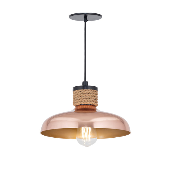 Bingham Pendant Small Copper By Maxim Lighting With Light