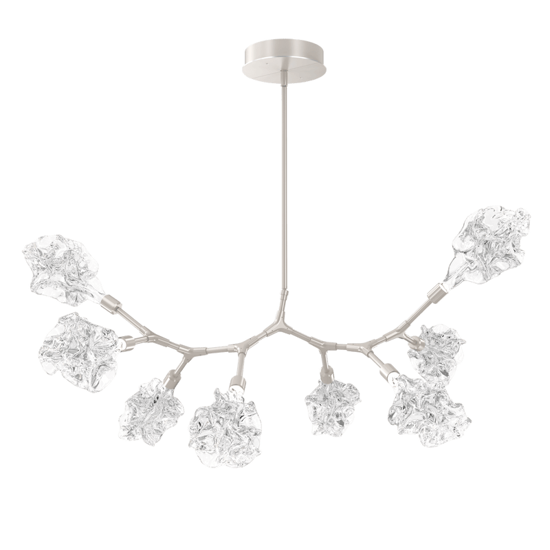 Blossom Modern Branch Chandelier Medium Beige Silver By Hammerton