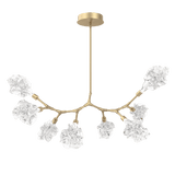 Blossom Modern Branch Chandelier Medium Gilded Brass By Hammerton