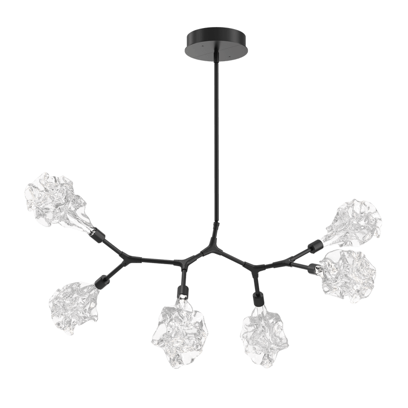 Blossom Modern Branch Chandelier Small Matte Black By Hammerton
