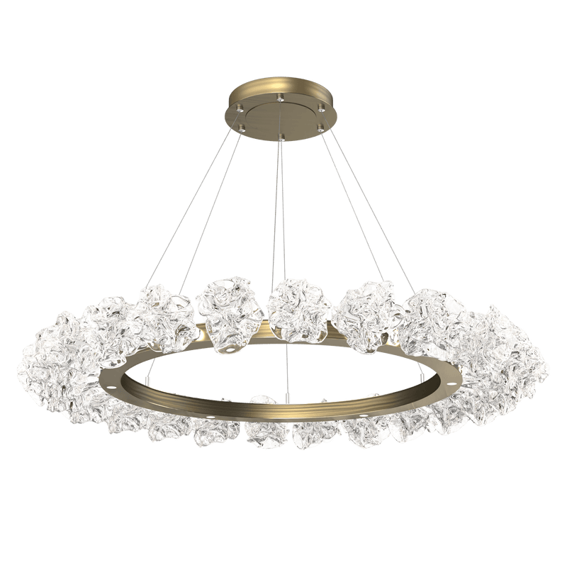 Blossom Ring Chandelier Large Heritage Brass By Hammerton