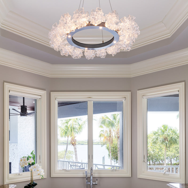 Blossom Ring Chandelier Large Oil Rubbed Bronze By Hammerton Lifestyle View
