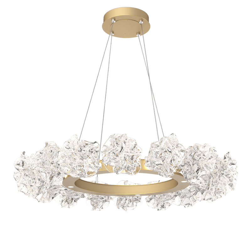 Blossom Ring Chandelier Medium Gilded Brass By Hammerton