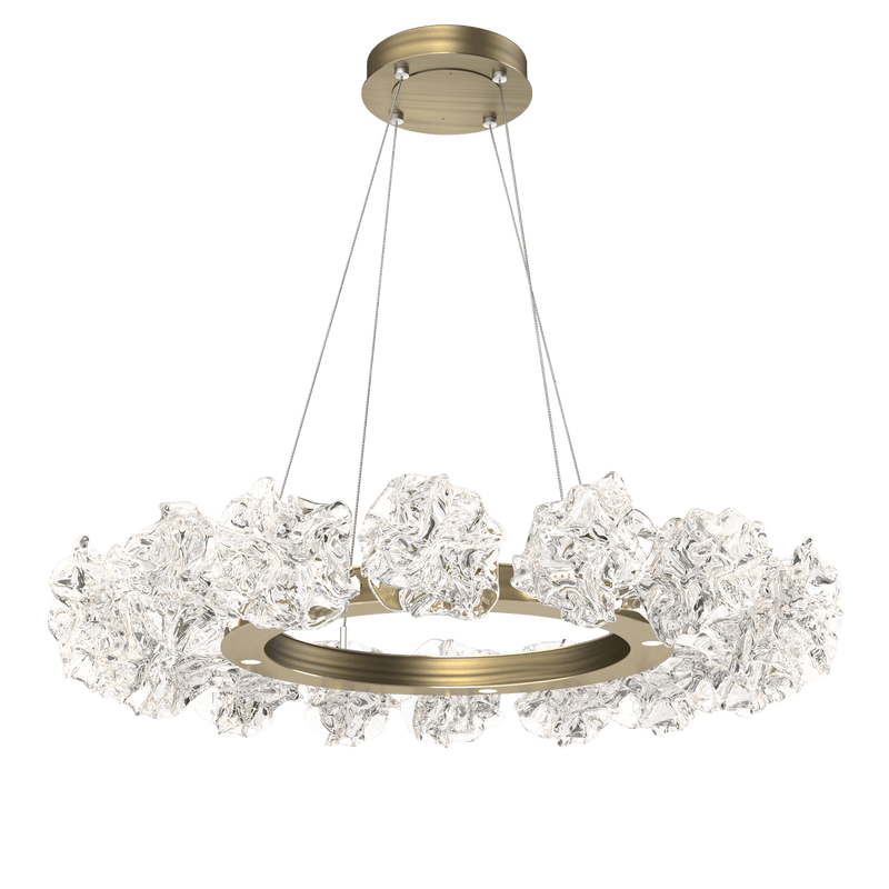 Blossom Ring Chandelier Medium Heritage Brass By Hammerton