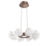 Blossom Ring Chandelier Small Burnished Bronze By Hammerton
