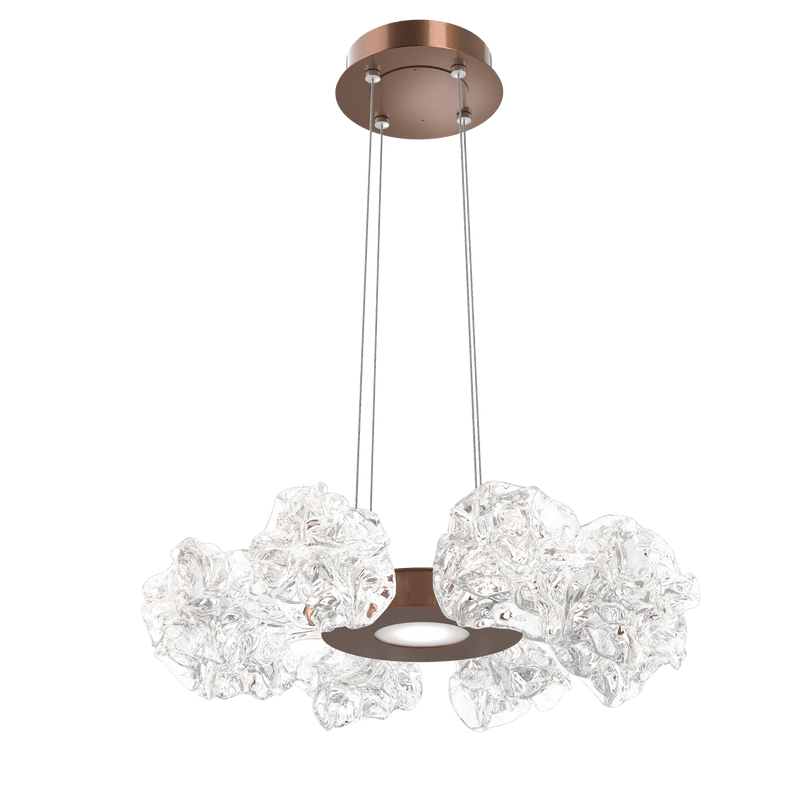 Blossom Ring Chandelier Small Burnished Bronze By Hammerton