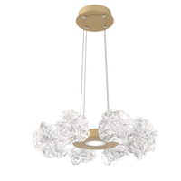 Blossom Ring Chandelier Small Gilded Brass By Hammerton