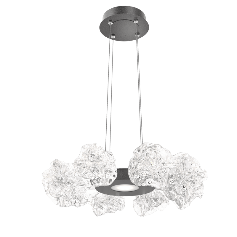Blossom Ring Chandelier Small Graphite By Hammerton