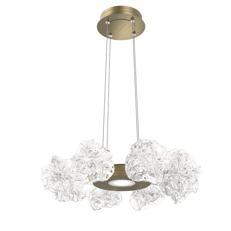 Blossom Ring Chandelier Small Heritage Brass By Hammerton