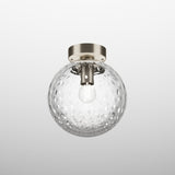 Bolle Ceiling Light by Vistosi, Color: Crystal Bubbles, Satin Nickel, , | Casa Di Luce Lighting