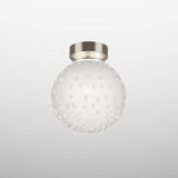 Bolle Ceiling Light by Vistosi, Color: Whit Bubbles, Satin Nickel, , | Casa Di Luce Lighting