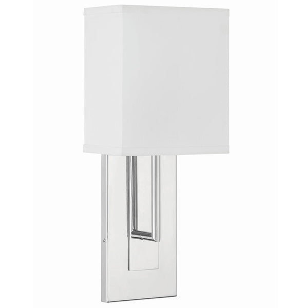 Brent Wall Sconce Polished Nickel By Crystorama