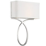 Brinkley Wall Sconce Polished Nickel By Crystorama