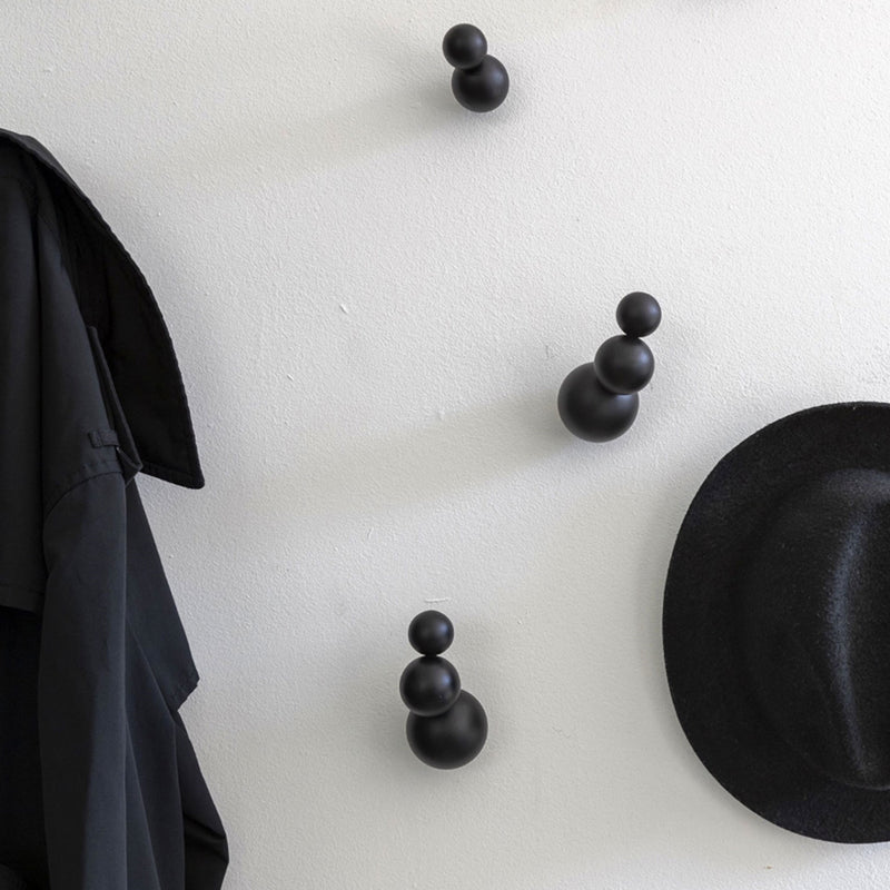 Bubbles Coat Hangers Set of 5 Black By Mogg Lifestyle View4