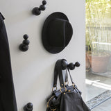Bubbles Coat Hangers Set of 5 Black By Mogg Lifestyle View