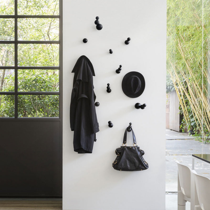 Bubbles Coat Hangers Set of 5 Black By Mogg Lifestyle View2