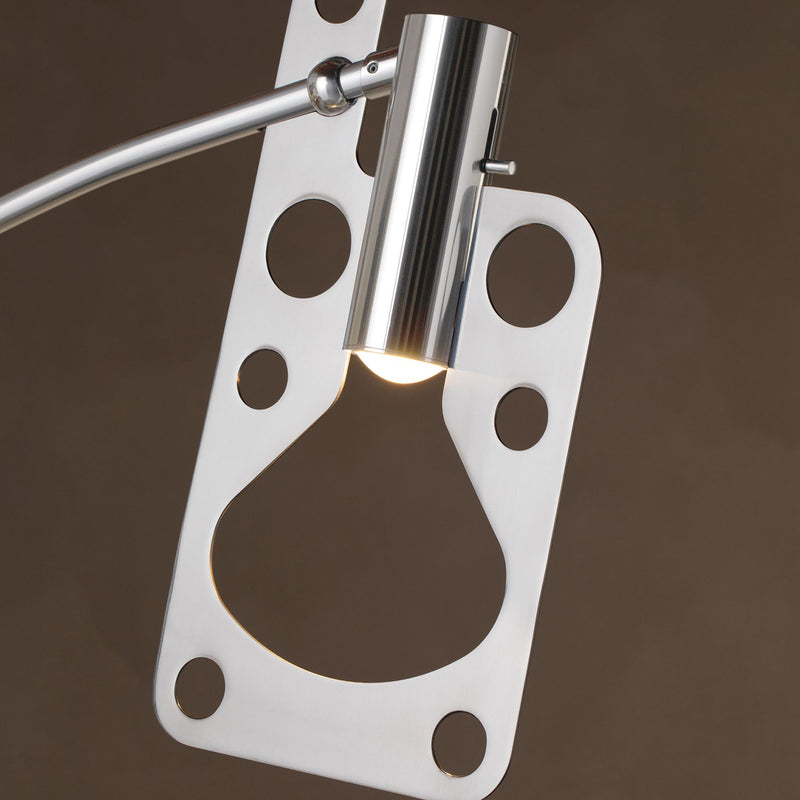 Bulbo Floor lamp Poished Aluminum By AXOLight Detailed View