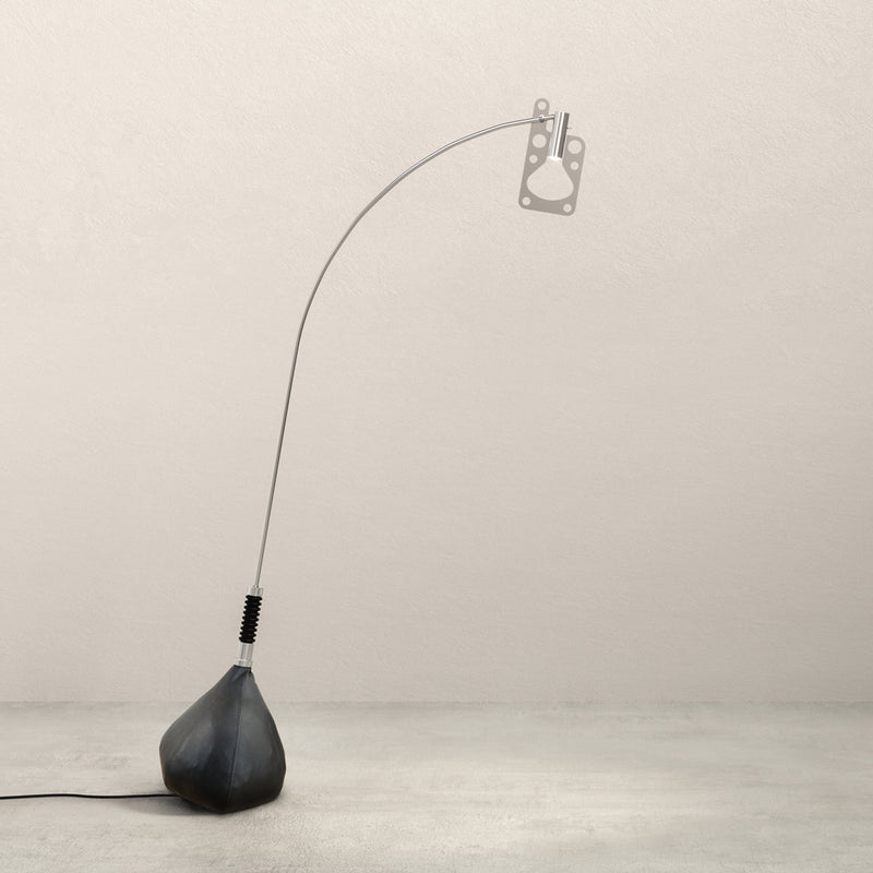 Bulbo Floor lamp Poished Aluminum By AXOLight Lifestyle View3